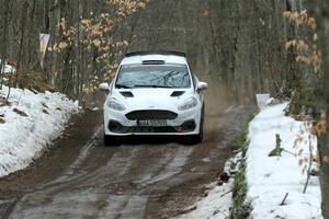 Javier Olivares / K.J. Miller Ford Fiesta Rally3 on SS11, Old State-Huff II.