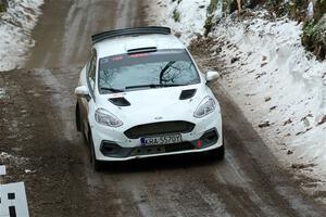 Javier Olivares / K.J. Miller Ford Fiesta Rally3 on SS11, Old State-Huff II.