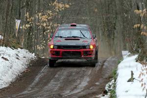 Mark Piatkowski / Aris Mantopoulos Subaru Impreza 2.5RS on SS11, Old State-Huff II.