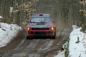 Mark Piatkowski / Aris Mantopoulos Subaru Impreza 2.5RS on SS11, Old State-Huff II.