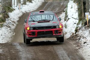 Mark Piatkowski / Aris Mantopoulos Subaru Impreza 2.5RS on SS11, Old State-Huff II.