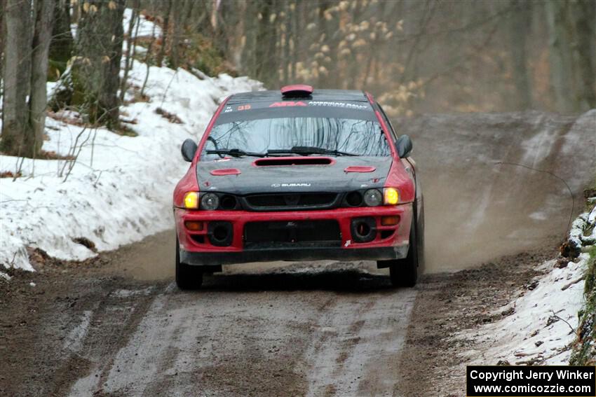 Mark Piatkowski / Aris Mantopoulos Subaru Impreza 2.5RS on SS11, Old State-Huff II.