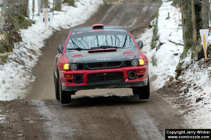 Mark Piatkowski / Aris Mantopoulos Subaru Impreza 2.5RS on SS11, Old State-Huff II.