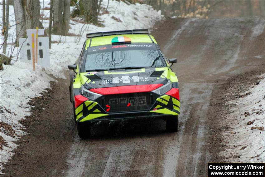 Enda McCormack / Liam McCormack Hyundai i20 N Rally2 on SS11, Old State-Huff II.