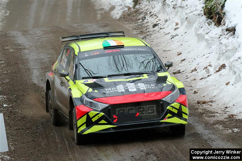 Enda McCormack / Liam McCormack Hyundai i20 N Rally2 on SS11, Old State-Huff II.