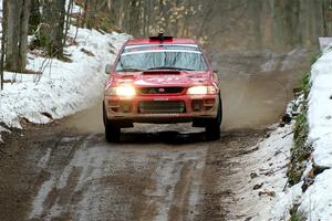 Ele Bardha / Corrina Roshea Subaru WRX STi on SS11, Old State-Huff II.