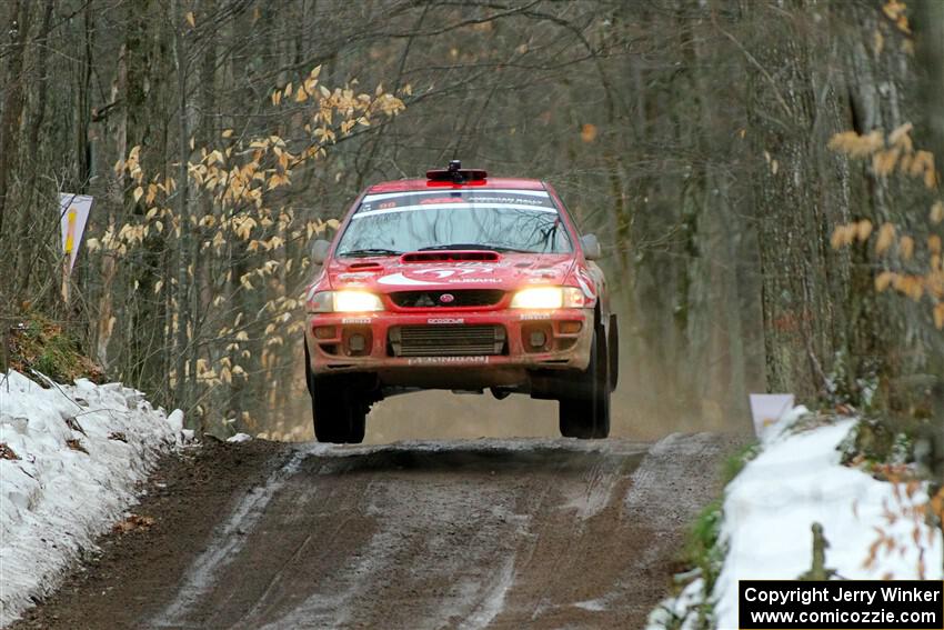 Ele Bardha / Corrina Roshea Subaru WRX STi on SS11, Old State-Huff II.