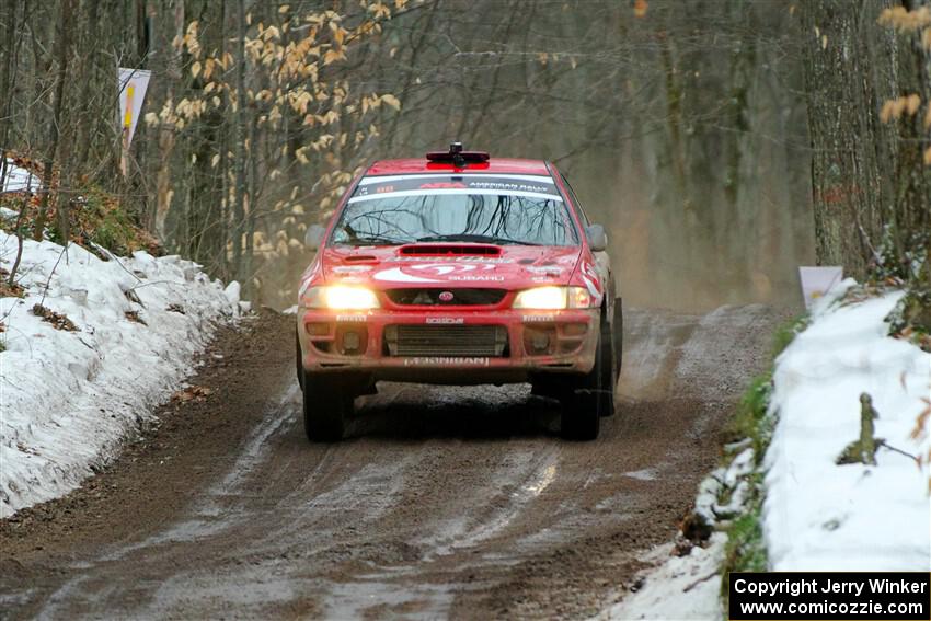 Ele Bardha / Corrina Roshea Subaru WRX STi on SS11, Old State-Huff II.