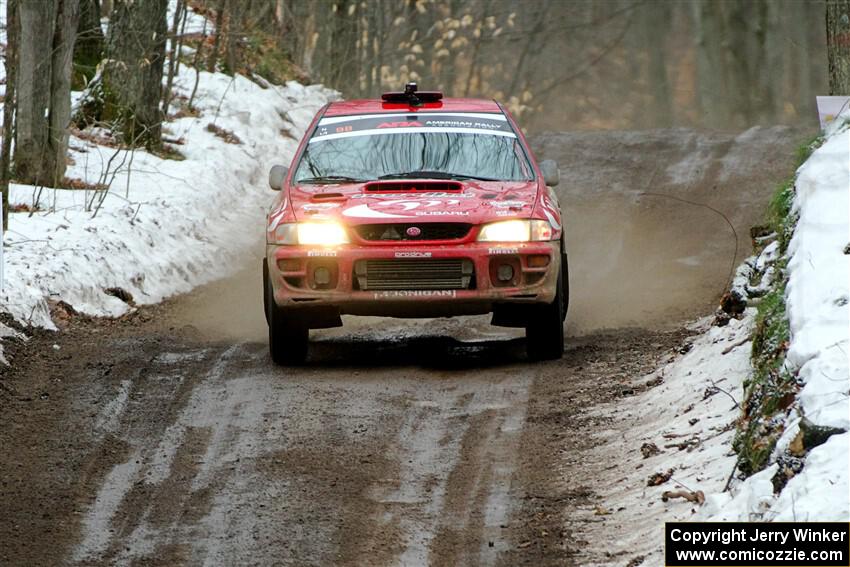 Ele Bardha / Corrina Roshea Subaru WRX STi on SS11, Old State-Huff II.