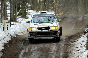 Tayler Hoevenaar / Steven Stewart Subaru Forester on SS11, Old State-Huff II.