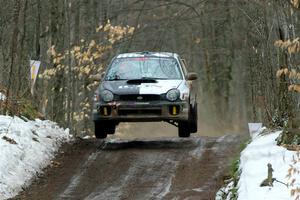 John Farrow / Michael Farrow Subaru WRX on SS11, Old State-Huff II.