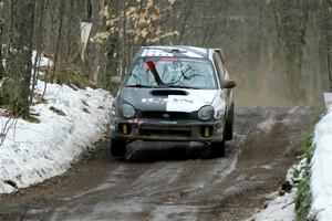 John Farrow / Michael Farrow Subaru WRX on SS11, Old State-Huff II.