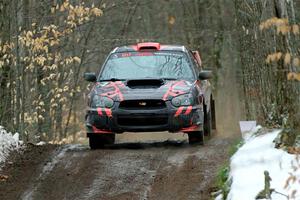 Gabe Jacobsohn / Ian Nelson Subaru WRX STi on SS11, Old State-Huff II.