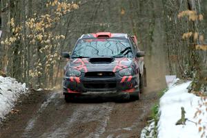 Gabe Jacobsohn / Ian Nelson Subaru WRX STi on SS11, Old State-Huff II.