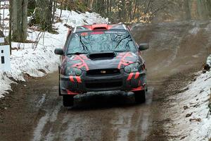 Gabe Jacobsohn / Ian Nelson Subaru WRX STi on SS11, Old State-Huff II.