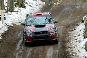 Gabe Jacobsohn / Ian Nelson Subaru WRX STi on SS11, Old State-Huff II.