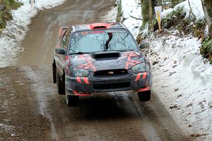 Gabe Jacobsohn / Ian Nelson Subaru WRX STi on SS11, Old State-Huff II.