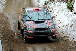 Gabe Jacobsohn / Ian Nelson Subaru WRX STi on SS11, Old State-Huff II.