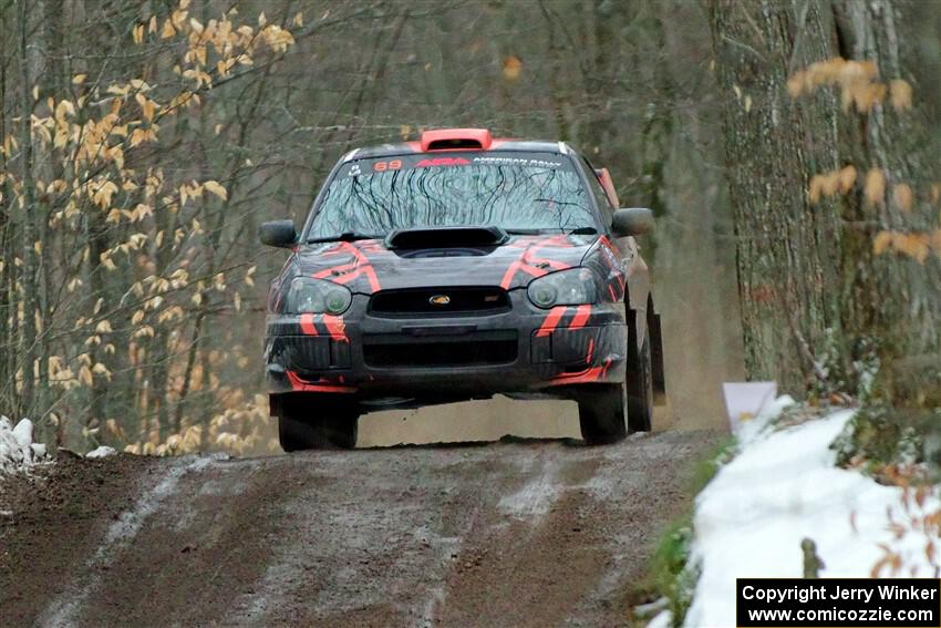 Gabe Jacobsohn / Ian Nelson Subaru WRX STi on SS11, Old State-Huff II.