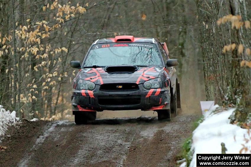 Gabe Jacobsohn / Ian Nelson Subaru WRX STi on SS11, Old State-Huff II.