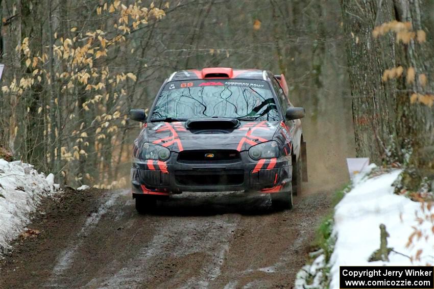 Gabe Jacobsohn / Ian Nelson Subaru WRX STi on SS11, Old State-Huff II.