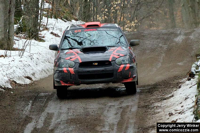 Gabe Jacobsohn / Ian Nelson Subaru WRX STi on SS11, Old State-Huff II.