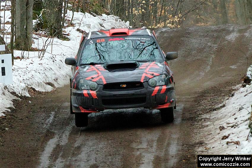 Gabe Jacobsohn / Ian Nelson Subaru WRX STi on SS11, Old State-Huff II.