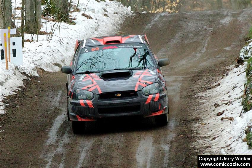 Gabe Jacobsohn / Ian Nelson Subaru WRX STi on SS11, Old State-Huff II.