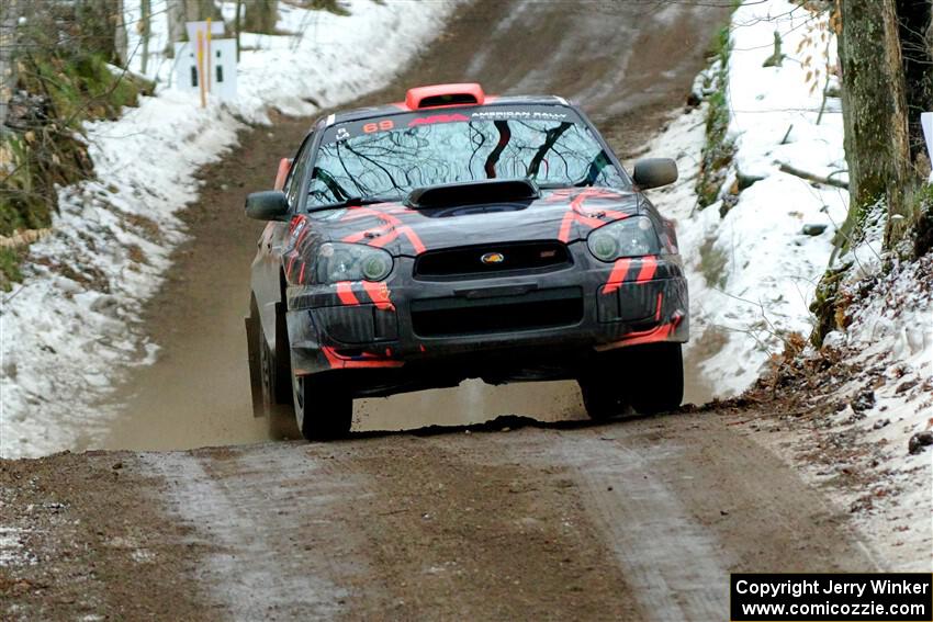 Gabe Jacobsohn / Ian Nelson Subaru WRX STi on SS11, Old State-Huff II.