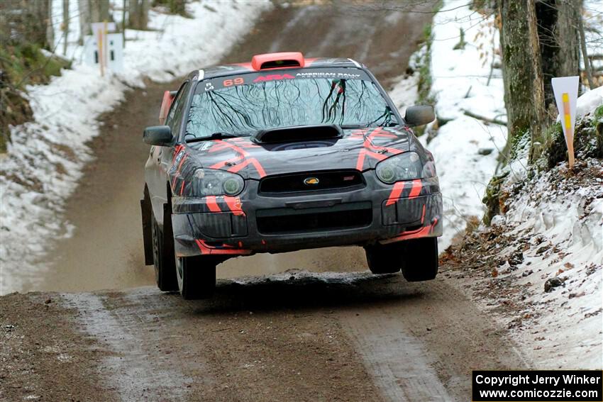 Gabe Jacobsohn / Ian Nelson Subaru WRX STi on SS11, Old State-Huff II.