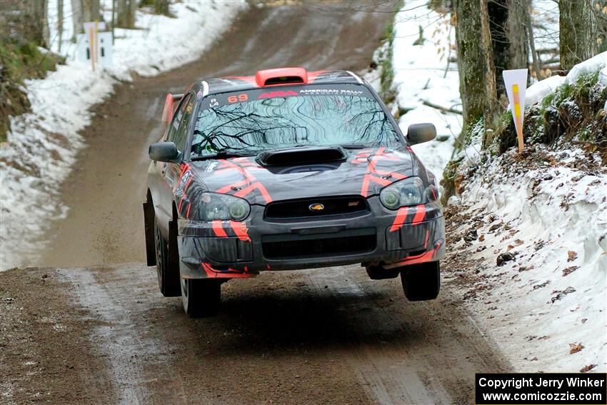 Gabe Jacobsohn / Ian Nelson Subaru WRX STi on SS11, Old State-Huff II.