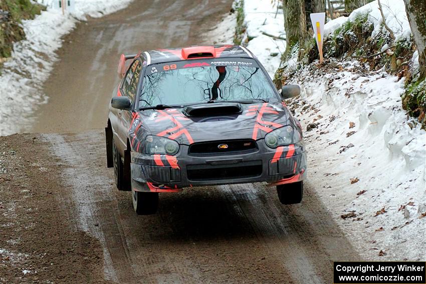 Gabe Jacobsohn / Ian Nelson Subaru WRX STi on SS11, Old State-Huff II.