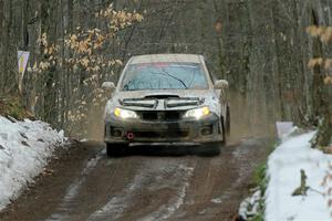 Tim Wickberg / Bryce Proseus Subaru WRX STi on SS11, Old State-Huff II.