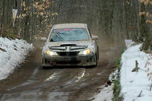 Tim Wickberg / Bryce Proseus Subaru WRX STi on SS11, Old State-Huff II.