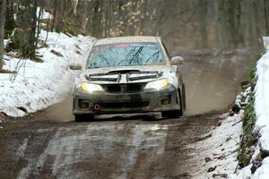 Tim Wickberg / Bryce Proseus Subaru WRX STi on SS11, Old State-Huff II.