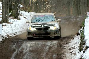 Tim Wickberg / Bryce Proseus Subaru WRX STi on SS11, Old State-Huff II.