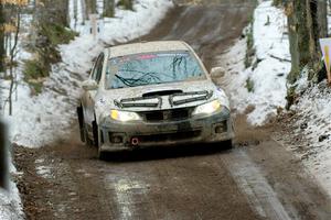 Tim Wickberg / Bryce Proseus Subaru WRX STi on SS11, Old State-Huff II.