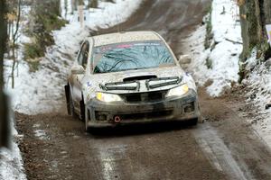 Tim Wickberg / Bryce Proseus Subaru WRX STi on SS11, Old State-Huff II.