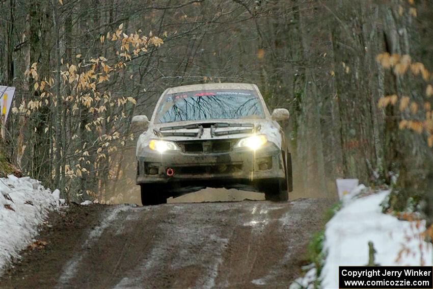 Tim Wickberg / Bryce Proseus Subaru WRX STi on SS11, Old State-Huff II.