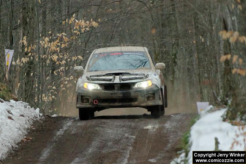 Tim Wickberg / Bryce Proseus Subaru WRX STi on SS11, Old State-Huff II.