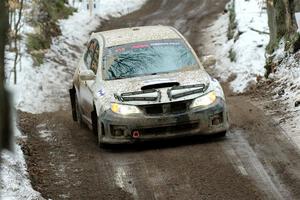 Tim Wickberg / Bryce Proseus Subaru WRX STi on SS11, Old State-Huff II.