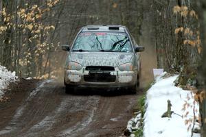 Dan Shirley / Nate Lybarger Subaru Impreza Outback Sport on SS11, Old State-Huff II.