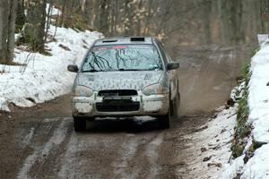 Dan Shirley / Nate Lybarger Subaru Impreza Outback Sport on SS11, Old State-Huff II.