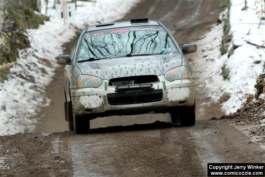 Dan Shirley / Nate Lybarger Subaru Impreza Outback Sport on SS11, Old State-Huff II.