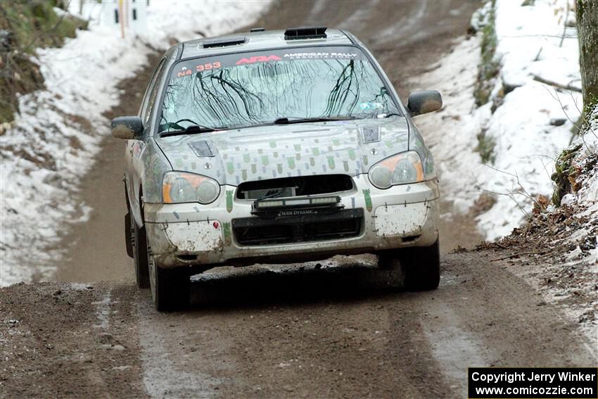 Dan Shirley / Nate Lybarger Subaru Impreza Outback Sport on SS11, Old State-Huff II.