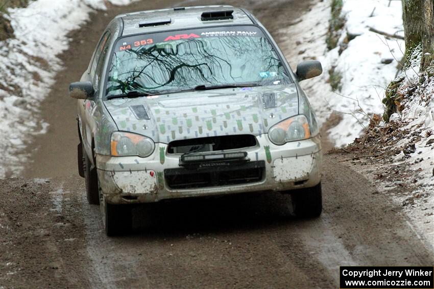 Dan Shirley / Nate Lybarger Subaru Impreza Outback Sport on SS11, Old State-Huff II.