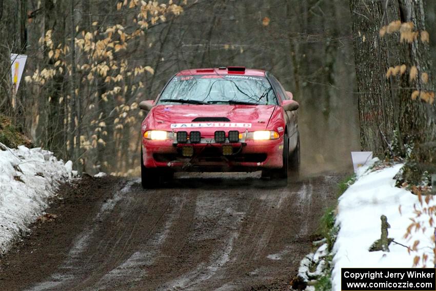 Rob Dupree / Zack Goldstein Mitsubishi Eclipse GSX on SS11, Old State-Huff II.