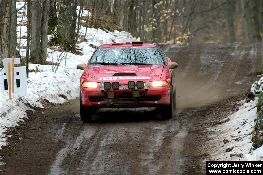 Rob Dupree / Zack Goldstein Mitsubishi Eclipse GSX on SS11, Old State-Huff II.