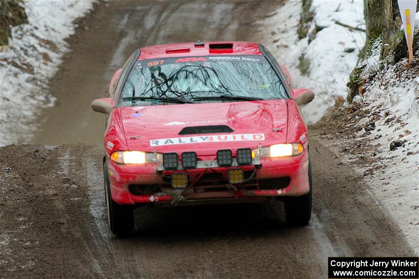 Rob Dupree / Zack Goldstein Mitsubishi Eclipse GSX on SS11, Old State-Huff II.