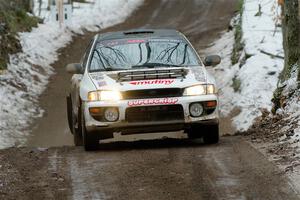 Andy Didorosi / Stefan Trajkov Subaru Impreza on SS11, Old State-Huff II.